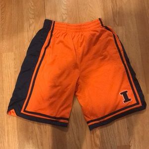 University of Illinois basketball shorts